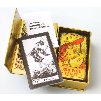 Карты Золоте Таро Уэйта Gold foil Tarot Cards