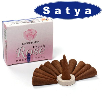 Satya Fresh Rose Cone (конусы) 20 грамм