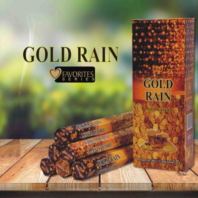 RAJ GOLD RAIN (шестигранник) Золотой дождь