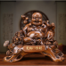 Статуэтка Хотей с корнем жень шеня