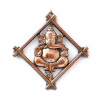 Картина алюминиевая Ганеш