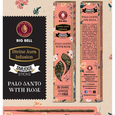 BIG BELL Smudge Palo Santo Rose 25 грамм Пало Санто Роза