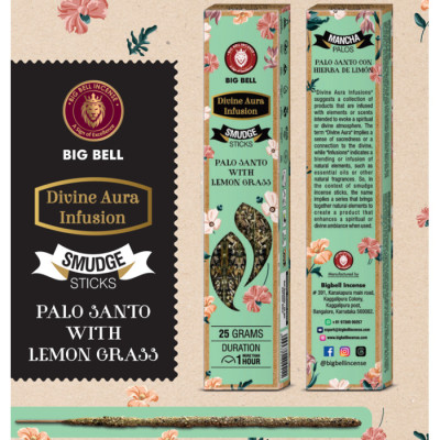 BIG BELL Smudge Palo Santo Lemon Grass 25 грамм Пало Санто Лимонник