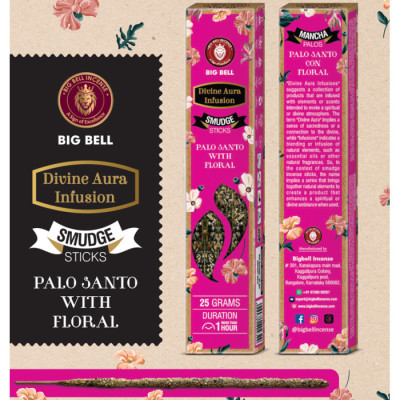 BIG BELL Smudge Palo Santo Floral 25 грамм Пало Санто Цветочный
