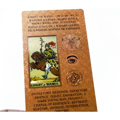 Набор с картами Таро Gold foil Tarot