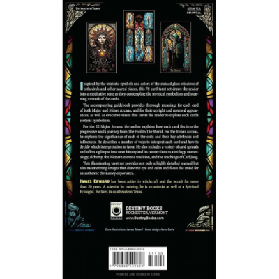 Карты Таро Витражей: Освещённое Путешествие Сквозь Карты - The Stained Glass Tarot: An Illuminated Journey through the Cards. Destiny Books