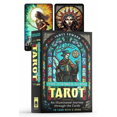Карты Таро Витражей: Освещённое Путешествие Сквозь Карты - The Stained Glass Tarot: An Illuminated Journey through the Cards. Destiny Books