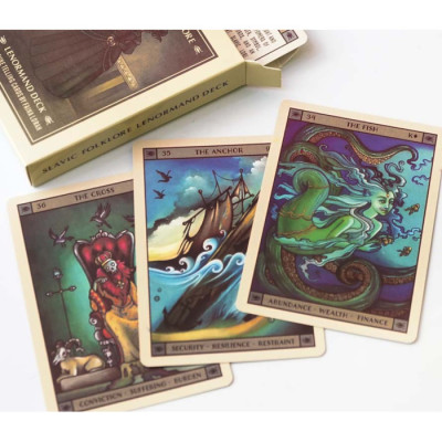 Карты Таро Славянский Ленорман Slavic Folklore Lenormand Tarot