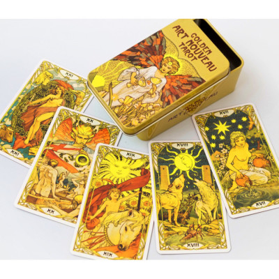 Карты Таро Уэйт Арт Нуво (Golden Art Nouveau Tarot)