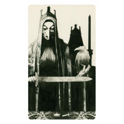Карты Таро Мини Ворон Смерти - Murder of Crows Mini Tarot. Lo Scarabeo