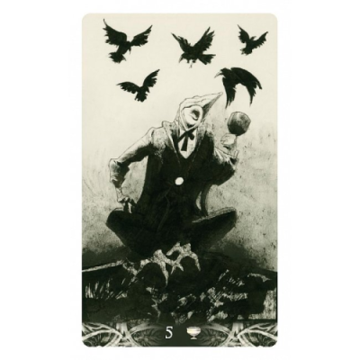Карты Таро Мини Ворон Смерти - Murder of Crows Mini Tarot. Lo Scarabeo