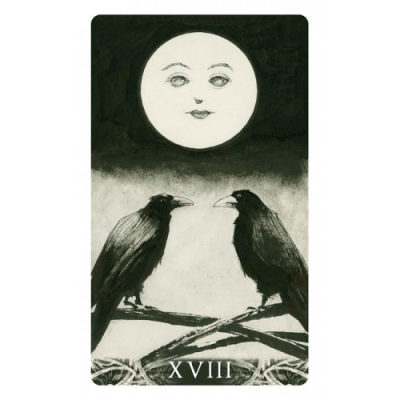 Карты Таро Мини Ворон Смерти - Murder of Crows Mini Tarot. Lo Scarabeo