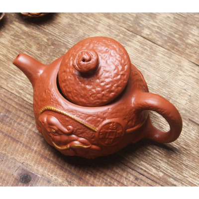 Чайник Жаба богатства красный 400мл.