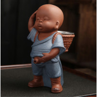 Чайная игрушка Писающий мальчик Синий
