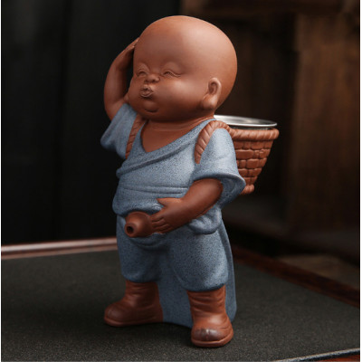 Чайная игрушка Писающий мальчик Синий
