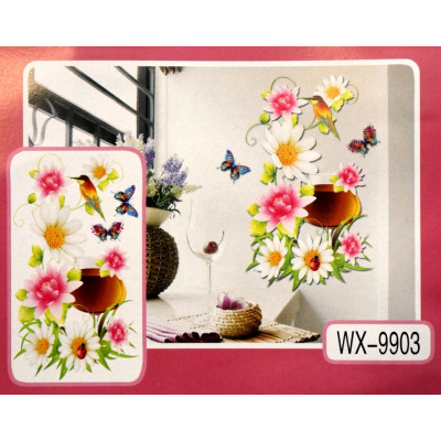 3D Декор-инсталляция ЦВЕТЫ WX-9903