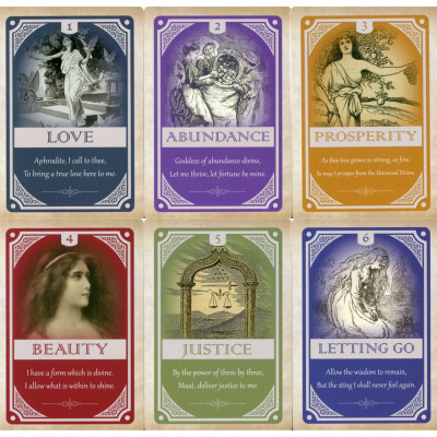 Карты Оракул Карты магических заклинаний - Magical Spell cards. Blue Angel