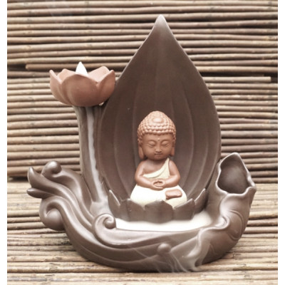Водопад керамический "Жидкий дым". "Шакьямуни на лотосе" ZEN GARDEN