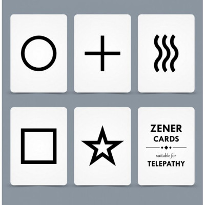 Карты Оракул для развития экстрасенсорики. Zener Cards.