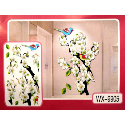 3D Декор-инсталляция ЦВЕТЫ WX-9905