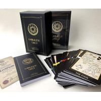 Каббалистическое таро Kabbalistic tarot Tarotmania (Чёрные с золотым тиснением)