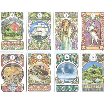 Гадальні карти Art Nouveau Oracle. Lenormand. Lo scarabeo