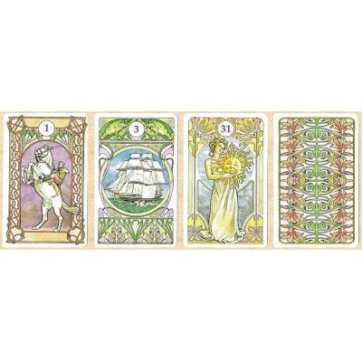 Гадальні карти Art Nouveau Oracle. Lenormand. Lo scarabeo