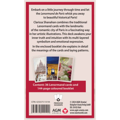 Карты Оракул Парижский Ленорман - Lenormand de Paris Oracle. AGM