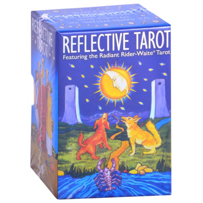 Карты Таро Отражающее с изображением сияющего Таро Райдера-Уэйта - Reflective Tarot Featuring the Radiant Rider-Waite Tarot