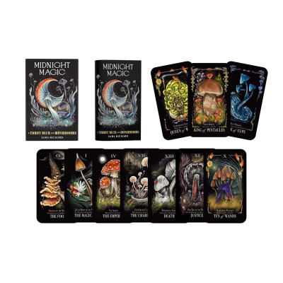 Таро Грибов: Полуночная Магия - Midnight Magic: A Tarot Deck of Mushrooms. Adams Media