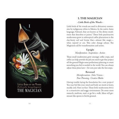 Таро Грибов: Полуночная Магия - Midnight Magic: A Tarot Deck of Mushrooms. Adams Media