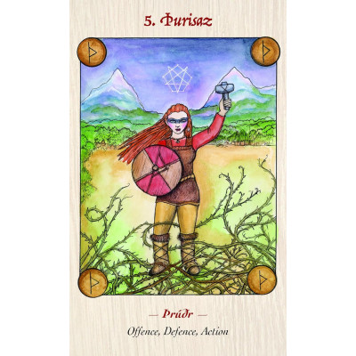 Norse Goddess Rune Oracle: Divine Feminine Perspectives on the Elder Futhark  - Рунический оракул скандинавской богини: Божественный женский взгляд на Старший Футарк