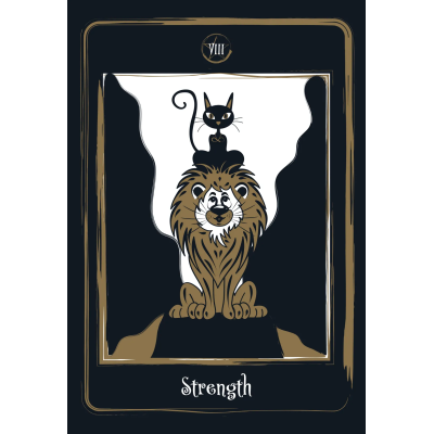 Golden Black Cat Tarot | Золотое Таро Черного Кота