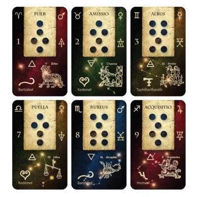 Geomantic Cards, Astro Geomantic Oracle Астро-Геомантический Оракул