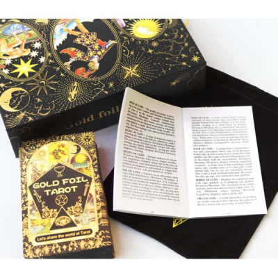Набор с картами Таро Gold foil Tarot