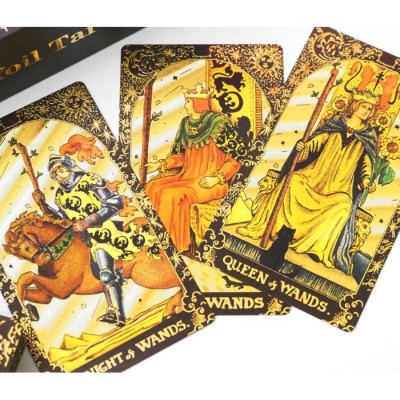 Набор с картами Таро Gold foil Tarot