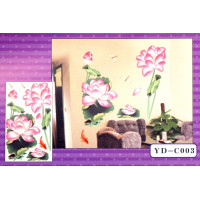 3D Декор-инсталляция ЛОТОСЫ YD-C003