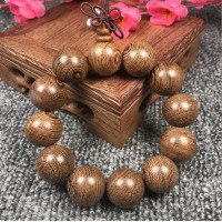 Чётки - браслет из дерева Венге 20мм. 12 бусин