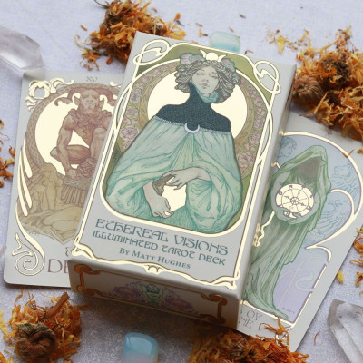 Карты Таро The Ethereal Visions: An Illuminated Tarot Deck Таро Эфирных видений
