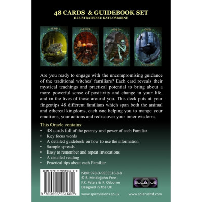Карти Оракул " Фамильяри відьом" - Witches' Familiars Oracle Cards