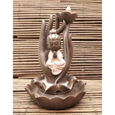 Водопад керамический "Жидкий дым". "Богиня на ладони" ZEN GARDEN