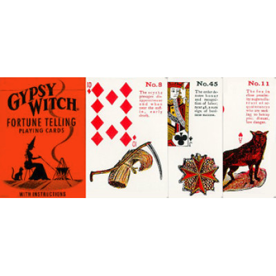 Оракул цыганской ведьмы  Gypsy Witch Fortune Telling Playing Cards Оригинал