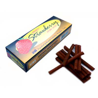Аромапалочки безосновные Клубника - STRAWBERRY DHOOP. ANAND Аромапалочки безосновные Клубника - STRAWBERRY DHOOP. ANAND