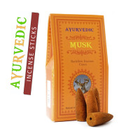 Аромаконусы Ayurvedic BACK FLOW Муск