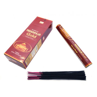 Darshan  MAHARAJA GOLD (Ароматические палочки шестигранник) Золотой Махараджа