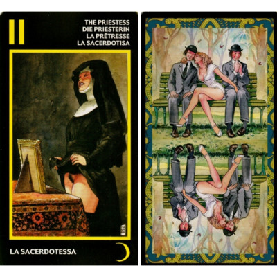 Карти Таро Еротична Манара - Manara The Erotic Tarot. Lo Scarabeo