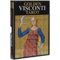 Карты Таро Золотое Висконти (22 Старших Аркана) - Golden Visconti Tarot Lo Scarabeo