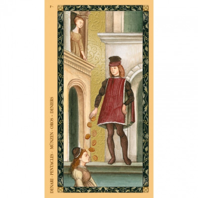 Карты Таро Золотое Флорентийское - Golden Tarot Of Renaissance. Lo Scarabeo
