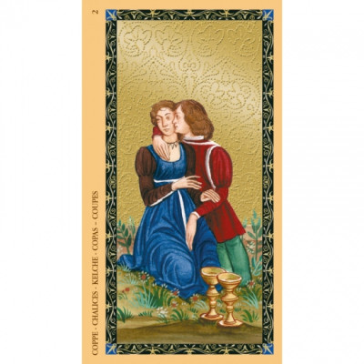 Карты Таро Золотое Флорентийское - Golden Tarot Of Renaissance. Lo Scarabeo