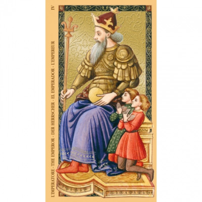 Карты Таро Золотое Флорентийское - Golden Tarot Of Renaissance. Lo Scarabeo